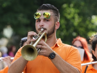 Fúvószenekarok és mazsorettek találkozója - fotó: Sándor Judit