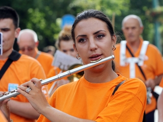 Fúvószenekarok és mazsorettek találkozója - fotó: Sándor Judit
