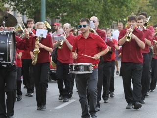 Fúvószenekarok és mazsorettek találkozója - fotó: Sándor Judit