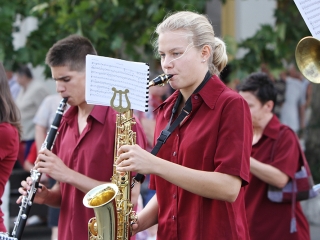 Fúvószenekarok és mazsorettek találkozója - fotó: Sándor Judit
