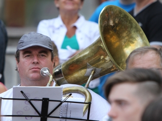 Fúvószenekarok és mazsorettek találkozója - fotó: Sándor Judit