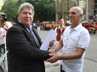 Fúvószenekarok és mazsorettek találkozója - fotó: Sándor Judit