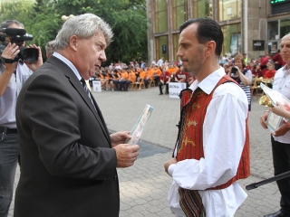 Fúvószenekarok és mazsorettek találkozója - fotó: Sándor Judit