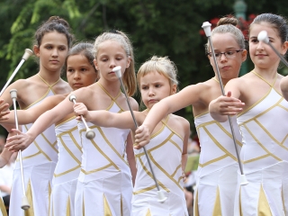 Fúvószenekarok és mazsorettek találkozója - fotó: Sándor Judit
