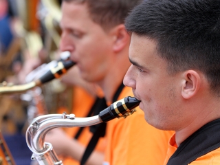 Fúvószenekarok és mazsorettek találkozója - fotó: Sándor Judit