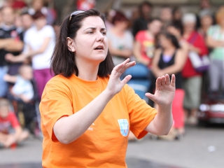 Fúvószenekarok és mazsorettek találkozója - fotó: Sándor Judit