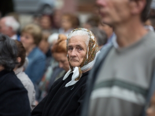 Böjte Csaba Dunaföldváron - fotó: Ónodi Zoltán