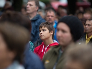Böjte Csaba Dunaföldváron - fotó: Ónodi Zoltán