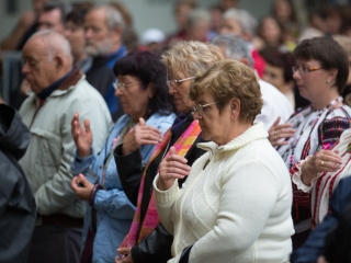 Böjte Csaba Dunaföldváron - fotó: Ónodi Zoltán