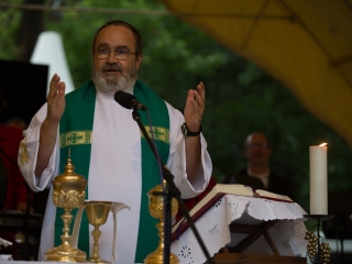 Böjte Csaba Dunaföldváron - fotó: Ónodi Zoltán