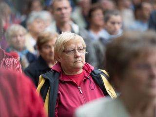 Böjte Csaba Dunaföldváron - fotó: Ónodi Zoltán