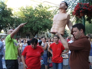 Újraélesztési Guiness-rekord - fotó: Sándor Judit