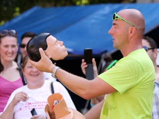 Újraélesztési Guiness-rekord - fotó: Sándor Judit