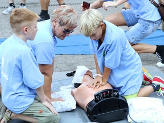 Újraélesztési Guiness-rekord - fotó: Sándor Judit