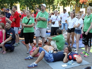 Újraélesztési Guiness-rekord - fotó: Sándor Judit
