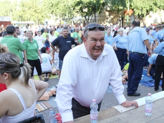 Újraélesztési Guiness-rekord - fotó: Sándor Judit