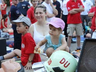 Újraélesztési Guiness-rekord - fotó: Sándor Judit