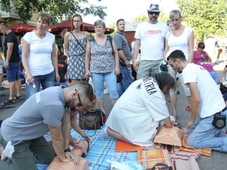 Újraélesztési Guiness-rekord - fotó: Sándor Judit