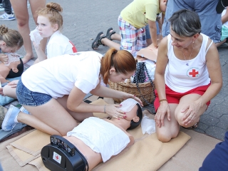 Újraélesztési Guiness-rekord - fotó: Sándor Judit