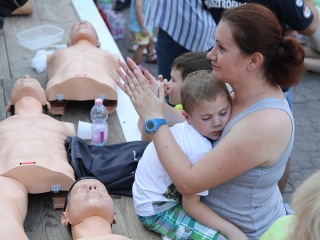 Újraélesztési Guiness-rekord - fotó: Sándor Judit