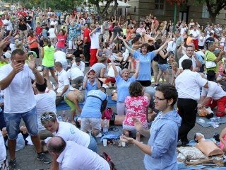 Újraélesztési Guiness-rekord - fotó: Sándor Judit