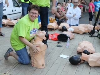 Újraélesztési Guiness-rekord - fotó: Sándor Judit