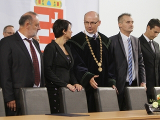 Ünnepélyes tanévnyitó a főiskolán - fotó: Sándor Judit