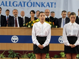 Ünnepélyes tanévnyitó a főiskolán - fotó: Sándor Judit