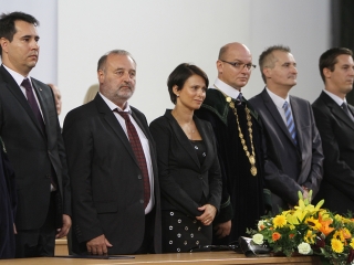 Ünnepélyes tanévnyitó a főiskolán - fotó: Sándor Judit