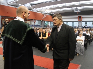 Ünnepélyes tanévnyitó a főiskolán - fotó: Sándor Judit