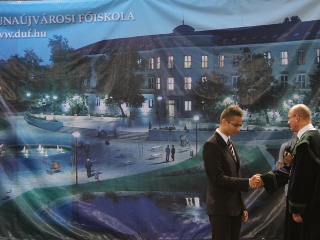 Ünnepélyes tanévnyitó a főiskolán - fotó: Sándor Judit