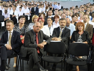 Ünnepélyes tanévnyitó a főiskolán - fotó: Sándor Judit