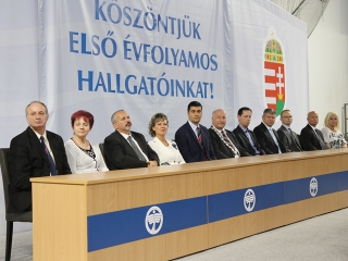 Ünnepélyes tanévnyitó a főiskolán - fotó: Sándor Judit