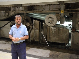 Látogatás a papírgyárban - fotó: Sándor Judit