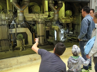 Látogatás a papírgyárban - fotó: Sándor Judit