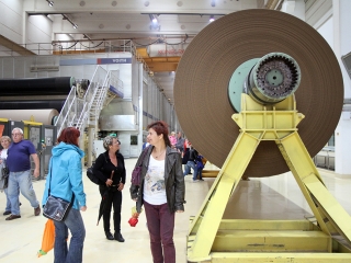 Látogatás a papírgyárban - fotó: Sándor Judit