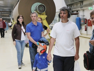 Látogatás a papírgyárban - fotó: Sándor Judit