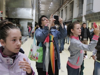 Látogatás a papírgyárban - fotó: Sándor Judit