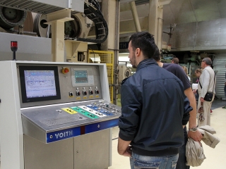 Látogatás a papírgyárban - fotó: Sándor Judit