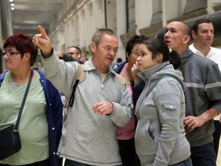 Látogatás a papírgyárban - fotó: Sándor Judit