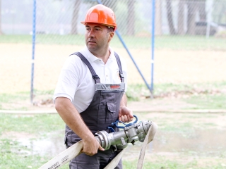 Flórián Kupa a Szalki-szigeten - fotó: Sándor Judit