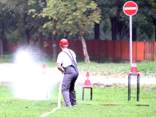 Flórián Kupa a Szalki-szigeten - fotó: Sándor Judit