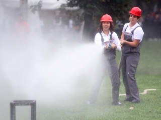 Flórián Kupa a Szalki-szigeten - fotó: Sándor Judit