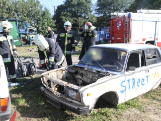 Tűzoltóink gyakorlatban - fotó: Ónodi Zoltán