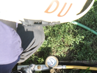 Tűzoltóink gyakorlatban - fotó: Ónodi Zoltán