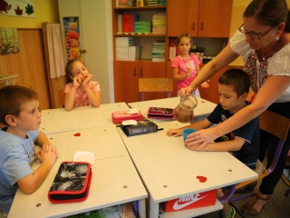 Szüret a Dózsa iskolában - fotó: Ónodi Zoltán