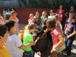 Szüret a Dózsa iskolában - fotó: Ónodi Zoltán