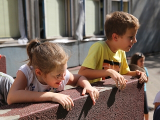 Szüret a Dózsa iskolában - fotó: Ónodi Zoltán