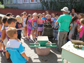 Szüret a Dózsa iskolában - fotó: Ónodi Zoltán