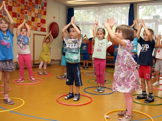 Labda Banda a Napsugár oviban - fotó: Sándor Judit